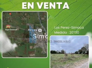 Terreno · 600m² · Terreno en Venta - Simoca, Los Perez