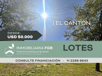 Terreno · 800m² · Lotes en El Cantón | Pocas Unidades Disponibles | ¡Consultá Hoy! |