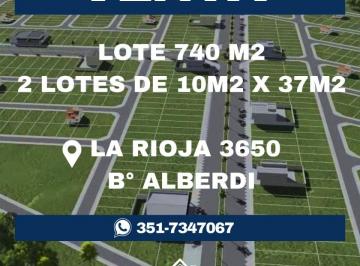 Terreno , Córdoba · Lote en Venta B° Alberdi 740 m²