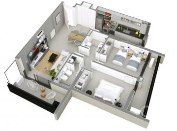 Departamento · 102m² · 3 Ambientes · 1 Cochera · Oportunidad Exclusiva en Pozo | 2 Dorm. | Posesión Agosto 2029