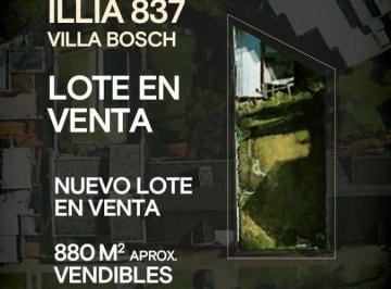Terreno , Tres de Febrero · Venta Lote Villa Bosch