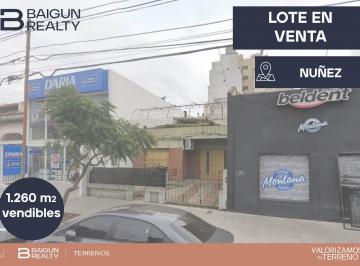 Terreno · 171m² · Terreno en Venta en Nuñez 1200 m² Vendibles