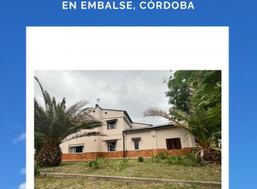 Casa de 15 ambientes, Embalse · 8 Ha con Casona + Casa Casero + Galpon. Embalse.