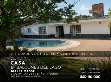 Casa · 125m² · 3 Ambientes · Venta Casa de 2 Dorm. C/pileta a 100 m de Ruta 55 en Balcones del Lago, Bialet Massé