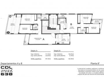 Departamento · 71m² · 3 Ambientes · Departamento en Venta a Estrenar de 3 Ambientes con Balcon Terraza - Marzo 2026