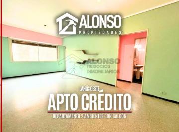 Departamento · 51m² · 2 Ambientes · Amplio Dpto 2 Ambientes con Balcón - Lanus Oeste