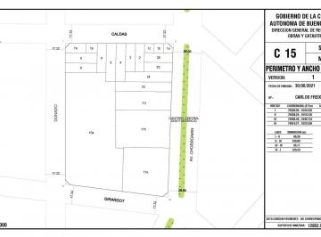 Terreno · 439m² · Venta Terreno Villa Ortuzar Av Chorroarin