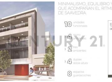 Departamento · 63m² · 3 Ambientes · 1 Cochera · Depto. 3 Amb. Saavedra