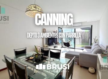 Departamento · 71m² · 3 Ambientes · 1 Cochera · Departamento en Venta en Canning - Sotavento - 3 Ambientes - con Cochera