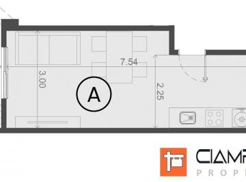Departamento · 28m² · 1 Ambiente · Monoambiente 32 m
