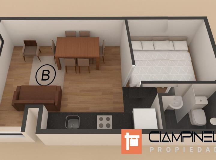 Departamento · 45m² · 3 Ambientes