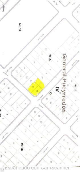 Lote 11 Sup. 11x22 = 242m2