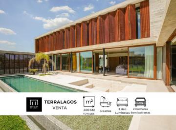 Casa · 400m² · 5 Ambientes · 2 Cocheras · Casa en Venta en Terralagos, Canning.