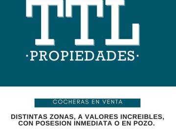 Garage · 12ha · Excelentes 3 Cocheras en Venta, Unidades Contiguas en Pb