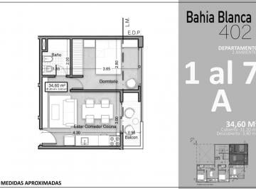 Departamento · 34m² · 2 Ambientes · Departamento en Wilde Dos Ambientes en Venta Proyecto en Pozo