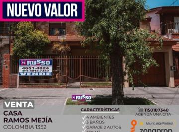 RUS-RUS-10758_2 · Venta Casa 4 Ambientes Ramos Mejia