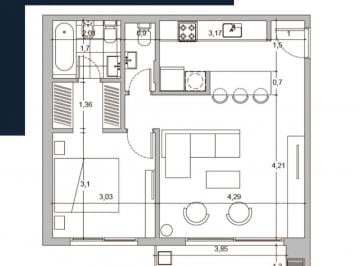 Departamento de 2 ambientes, Tigre · Venta Dpto en Tigre Centro