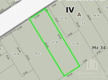Terreno · 464m² · Terreno - Lote Propio 12x40 - Venta - Temperley