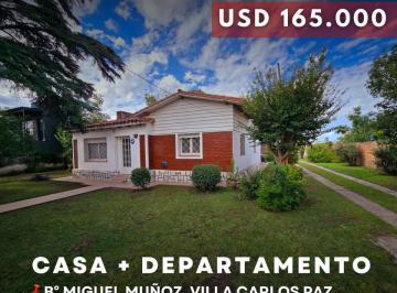 Casa · 175m² · 7 Ambientes · 1 Cochera · Venta Casa y Departamento en 1.080 m² de Terreno en Miguel Muñoz, Villa Carlos Paz