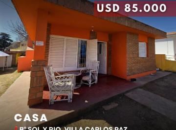 Casa · 121m² · 5 Ambientes · 1 Cochera · Venta Casa de 2 Dorm. en Barrio Sol y Río, Villa Carlos Paz