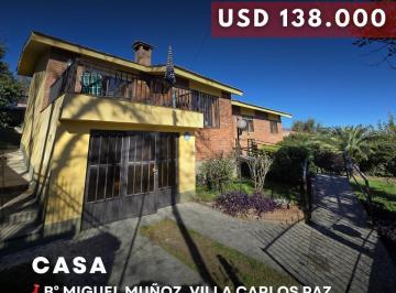 Casa · 130m² · 5 Ambientes · 1 Cochera · Venta Casa de 3 Dorm. C/gas Natural a 100 m del Río en B° Miguel Muñoz, Villa Carlos Paz