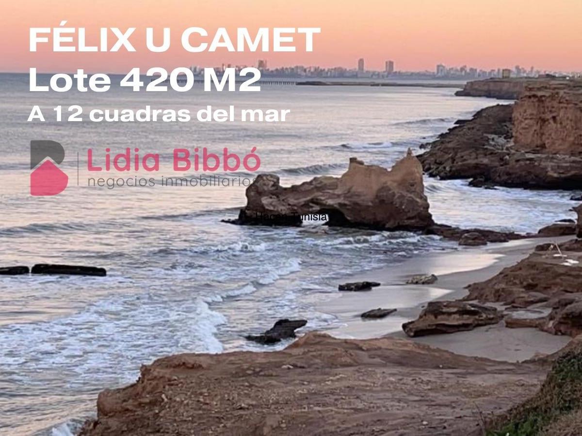 Lote en barrio félix U camet de 420M2