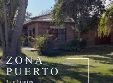 Casa · 113ha · 2 Dormitorios · 2 Cocheras · Venta - Casa 3 Amb, Espaciosa con Patio y Cochera - Zona Puerto
