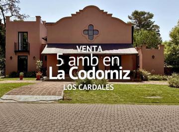 Casa · 1000m² · 6 Ambientes · 1 Cochera · Casa 5 Ambientes en Venta, Barrio La Codorniz, Los Cardales