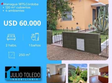 Casa · 120m² · 4 Ambientes · 1 Cochera · B° Centroamerica: Vendo Casa de 2 Dorm. Para Remodelar (Mejor Zona)