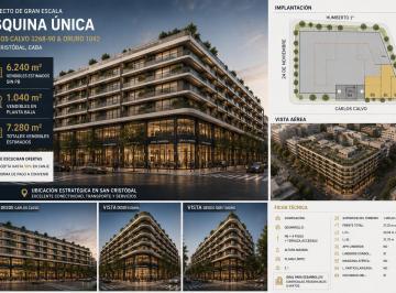 Terreno , San Cristobal · Esquina | 6.240 m² Vendibles + 1.040 m² en Pb | Hasta 50% en Canje
