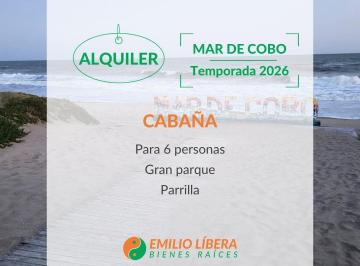 Casa · 60m² · 3 Ambientes · 2 Cocheras · Casa - Balneario Mar de Cobo