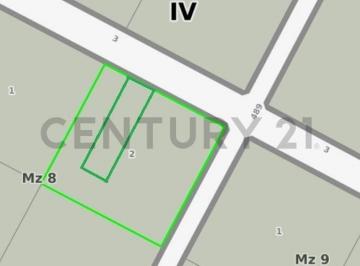 Terreno · 369m² · 3 Esquina 489. Lote en Venta, Gonnet.