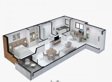 Departamento · 55m² · 4 Ambientes · Departamento en Venta 1 Dormitorio y Medio Nueva Cordoba