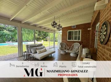 Casa · 155m² · 4 Ambientes · 1 Cochera · Casa Venta - Campos de Echeverria, Esteban Echeverria