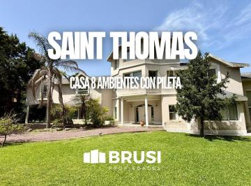 Casa · 666m² · 8 Ambientes · 2 Cocheras · Casa en Venta en Saint Thomas Norte - Sur