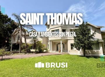 Casa · 666m² · 8 Ambientes · 2 Cocheras · Casa en Venta en Saint Thomas Norte - Sur