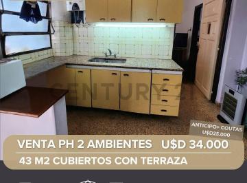 PH · 43m² · 2 Ambientes · Venta PH 2 Ambientes en Bernal