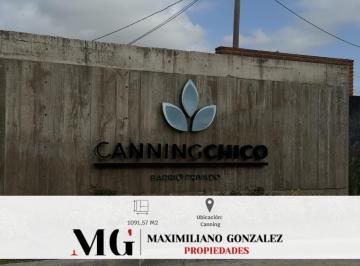 Terreno · 1091m² · Lote Venta Canning Chico