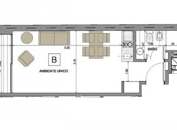 Departamento de 1 ambiente, Caballito · Senillosa y Guayaquil Venta Ultimos Monoambientes Disponibles Inversor Amenities a Estrenar