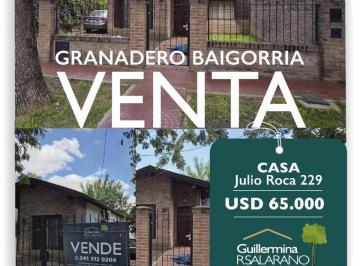 Casa de 3 ambientes, Granadero Baigorria · Casa con 258 m² en Venta con 2 Dorm. en Granadero Baigorria