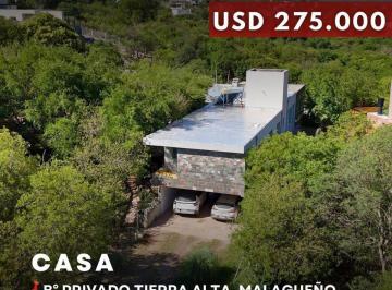 Casa · 270m² · 5 Ambientes · Venta Casa 3 Dorm. con Vista Panorámica, Pileta y Cochera en Bº Cerrado Tierra Alta, Malagueño