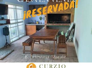 Casa · 100m² · 3 Ambientes · Casa Chalet en Venta en Zárate, G. B. a. Zona Norte, Argentina