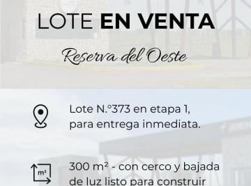 Terreno , General Rodríguez · Lote en Venta en Reserva del Oeste
