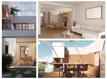 Casa · 116m² · 6 Ambientes · Casa de Pasillo de 2 Dorm. Más Comodín, Jardín y Terraza en Pichincha