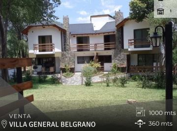 Casa · 360m² · 4 Ambientes · 1 Cochera · Villa General Belgrano - Complejo de Duplex