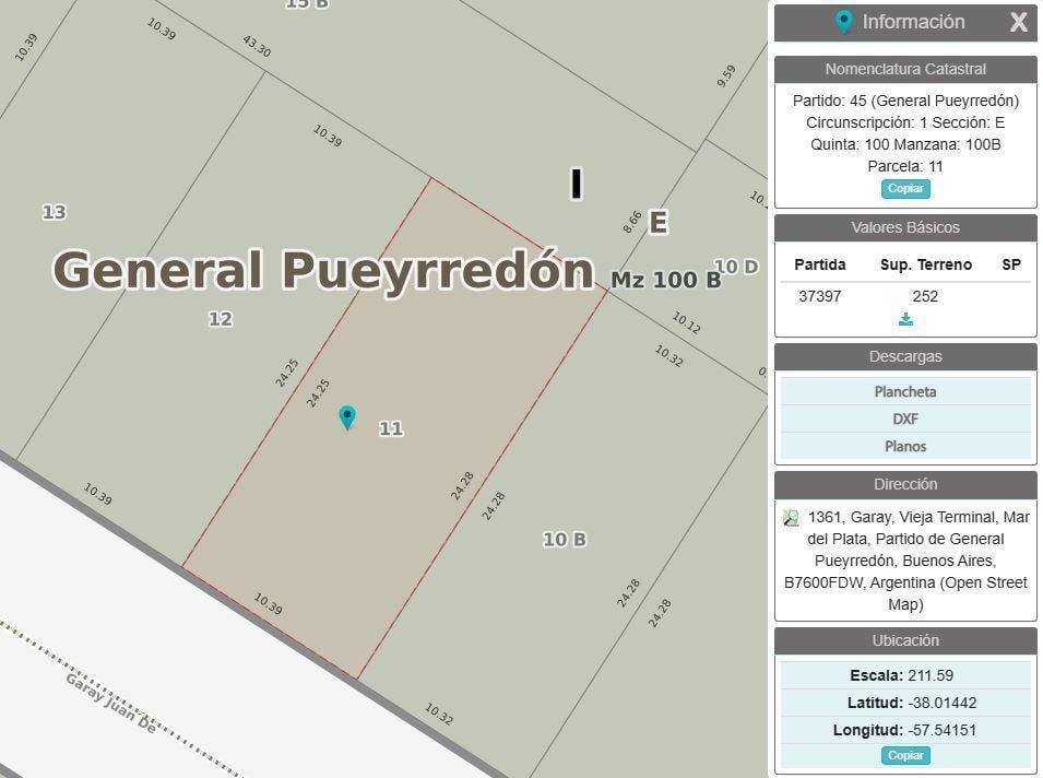 Lote comercial 252m² con propiedad y locales en zona Terminal Vieja