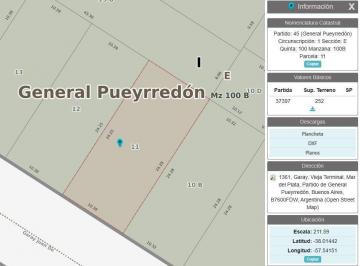 Terreno · 345m² · 2 Dormitorios · Lote Comercial Zona Garay 1300