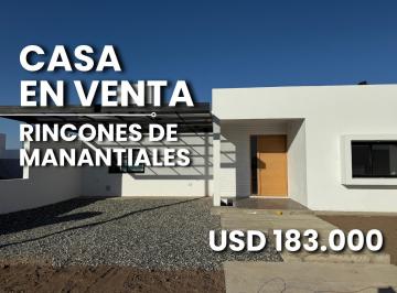 Casa · 99m² · 3 Ambientes · 1 Cochera · Rincones de Manantiales Casa en Venta 2 Dorm. Una Planta