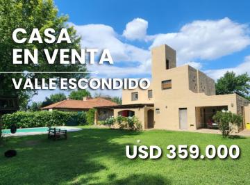Casa · 280m² · 6 Ambientes · 2 Cocheras · Valle Escondido Los Cielos Casa en Venta 3 Dorm. Apta Credito