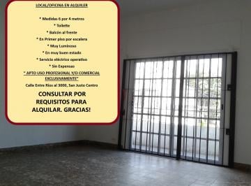 Oficina comercial de 1 ambiente, La Matanza · Dueño Alquila Oficina Uso Comercial en San Justo Centro